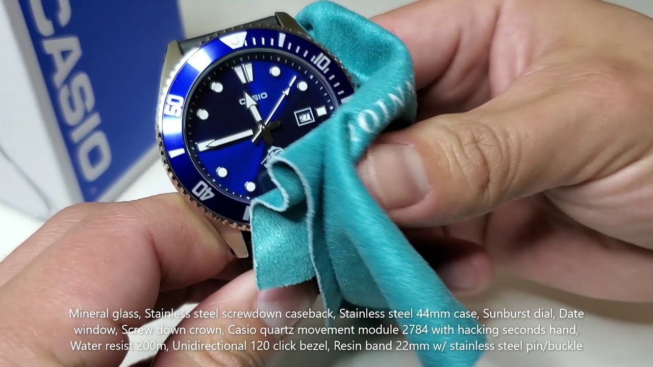 Casio w/ Blue Dial a.k.a Casio Duro