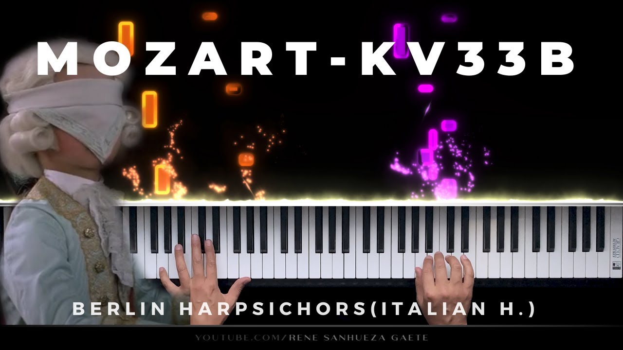 Mozart KV 33b | Klavierstück in F Major whit Berlin Harpsichords (Italian H.)