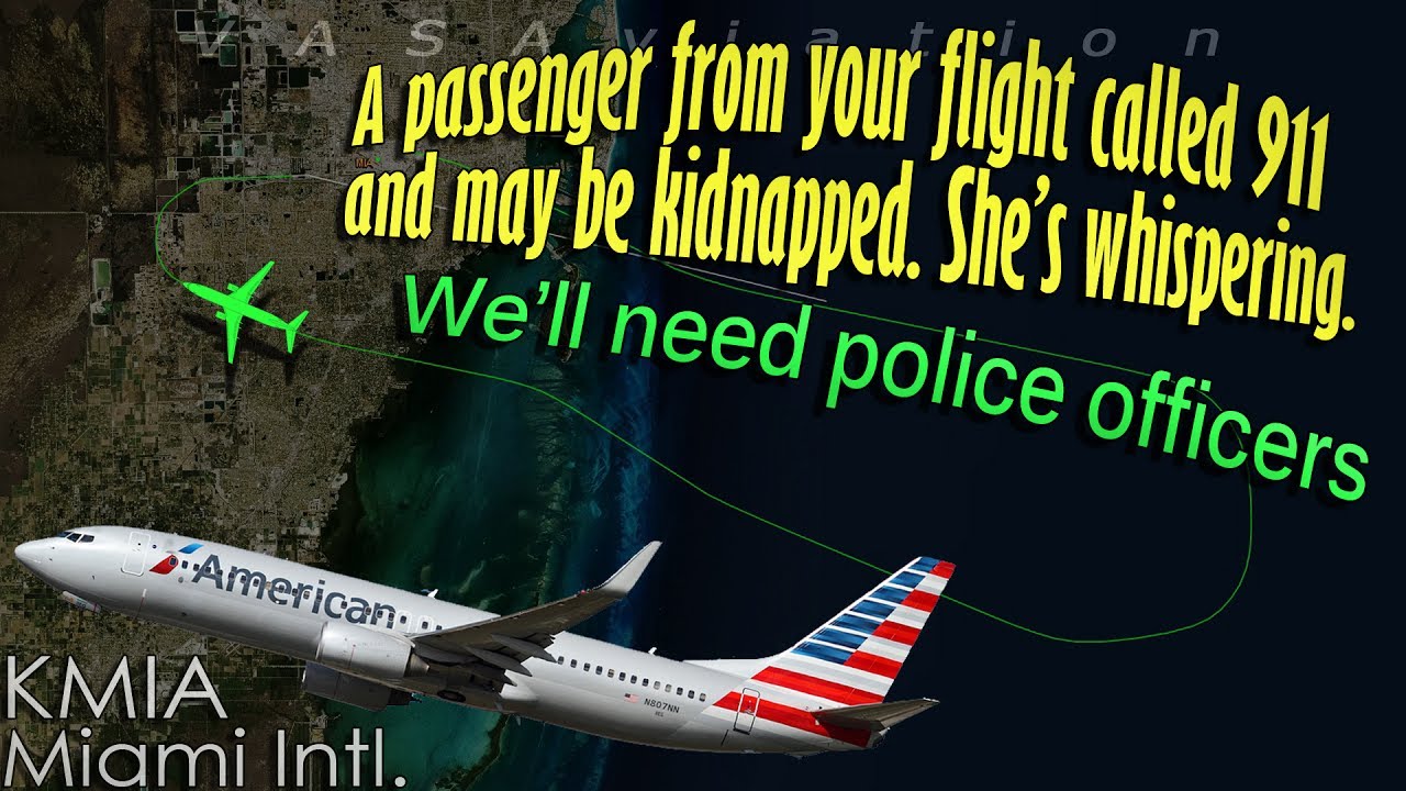 American B737 may have a kidnapped passenger onboard!!