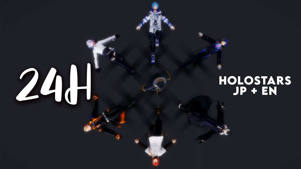 [HOLOSTARS JP&EN MMD] SEVENTEEN - 24H / Miyabi, Astel, Shien, Fuma, Altare, Axel, Bettel