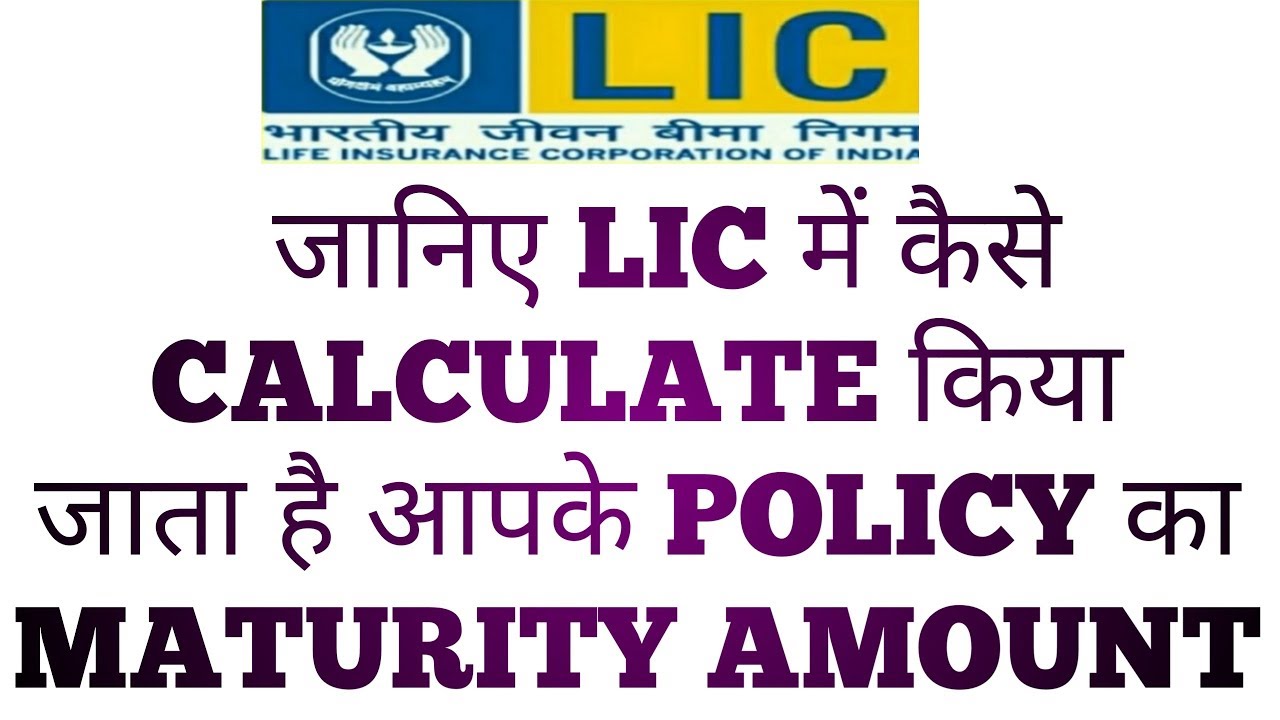LIC BONUS CALCULATION