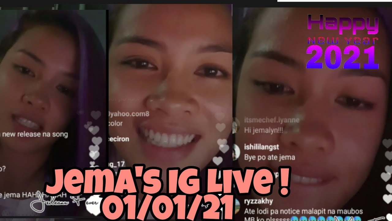 Happy Happy New Year ! | Jema Galanza IG Live !!!! 01/01/21