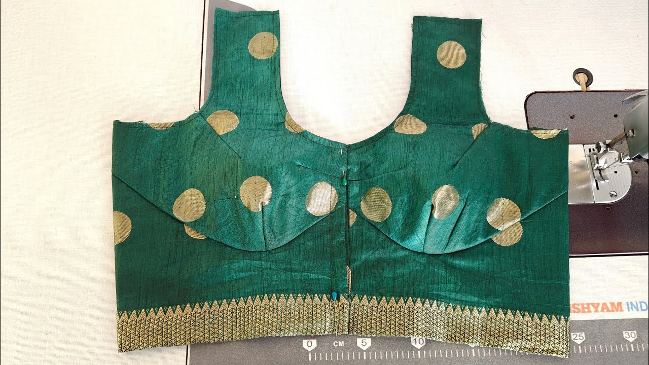 34 Size Round Cut Belt Blouse Design/ New Round Cut Belt Blouse Design 🎊