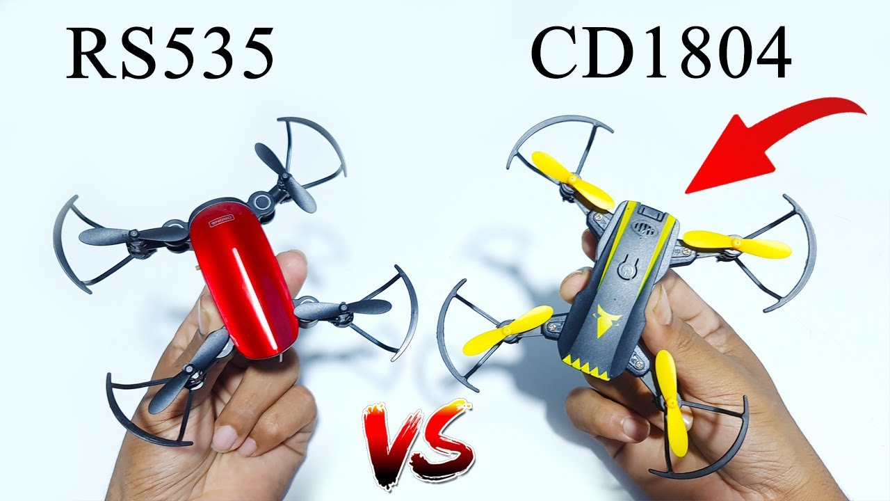 RC Powerful Sky Scanner RS535 Drone Vs RC Powerful GOD OF WAR CD1804  Drone Unboxing- Water Prices