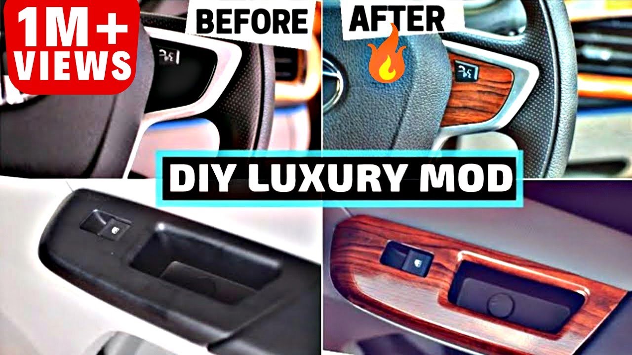 DIY CAR INTERIOR MODIFICATION CAR VINYL WRAP | CAR MODIFICATION | INFO N TECH