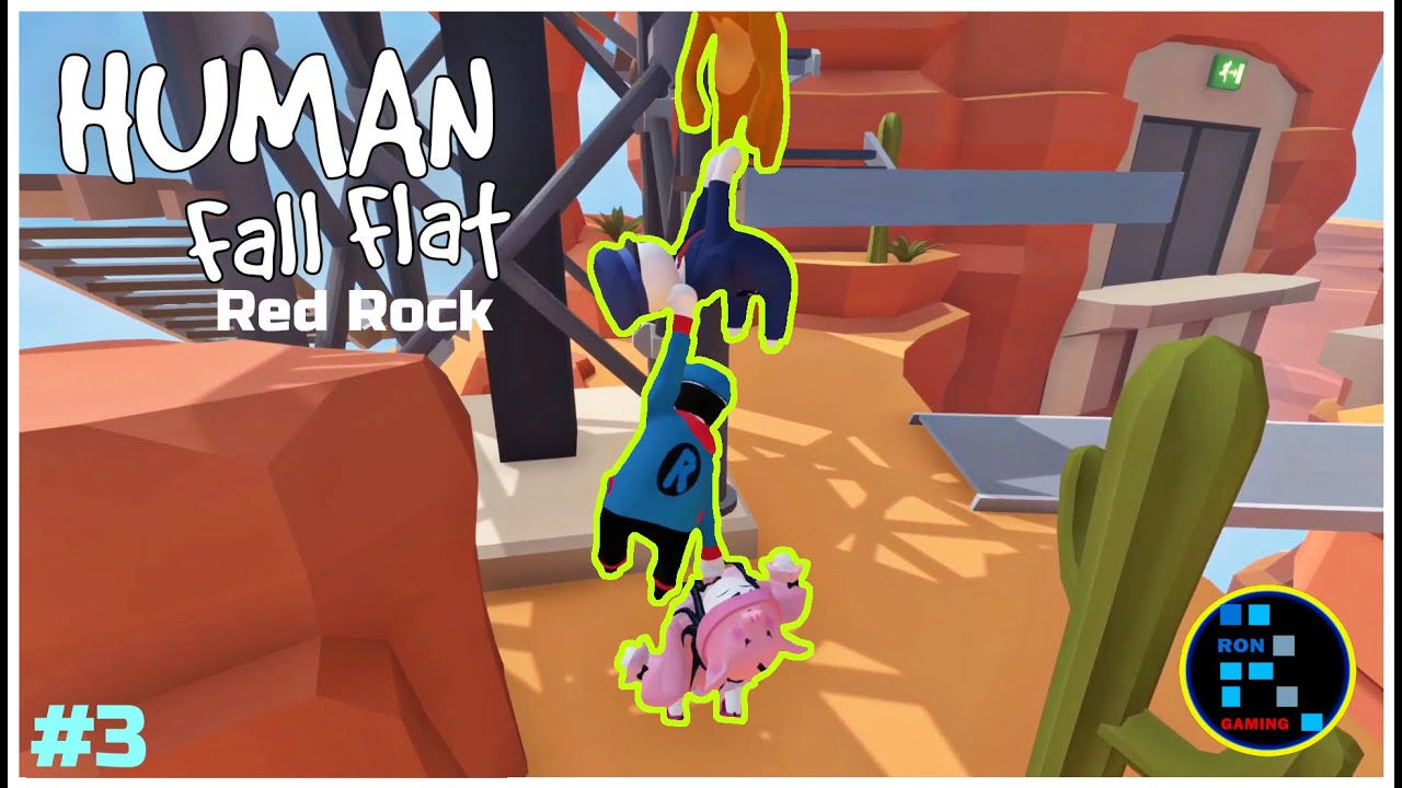 Human Fall Flat | Funniest Gameplay Ever - Red Rock #3