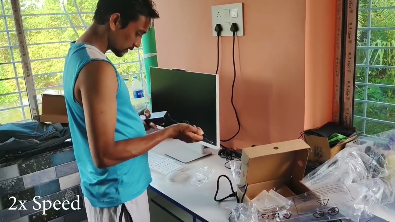 LENOVO IDEACENTRE AIO I7 13620H 27'' UNBOXING AND FULL SET UP