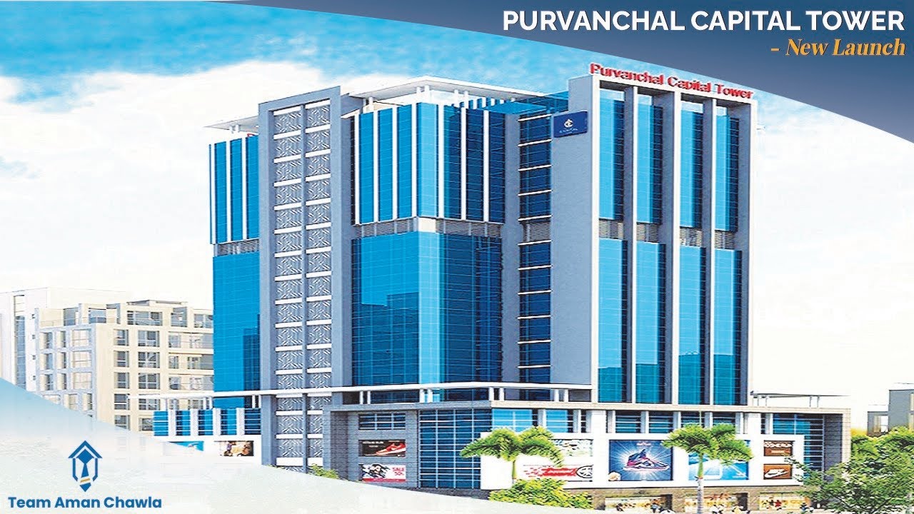 Purvanchal Capital Tower | Commercial Property in Lucknow |New Launch | Gomti Nagar | Lucknow
