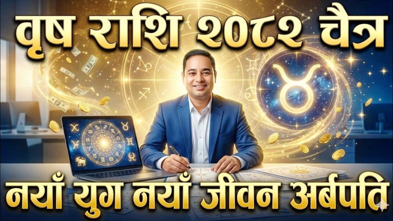 Vrish Rashifal 2082 Chaitra: Taurus लाई धनवर्षा हुने समय सुरुवृष राशि २०८२ चैत्र महिना: भाग्य खुल्ने