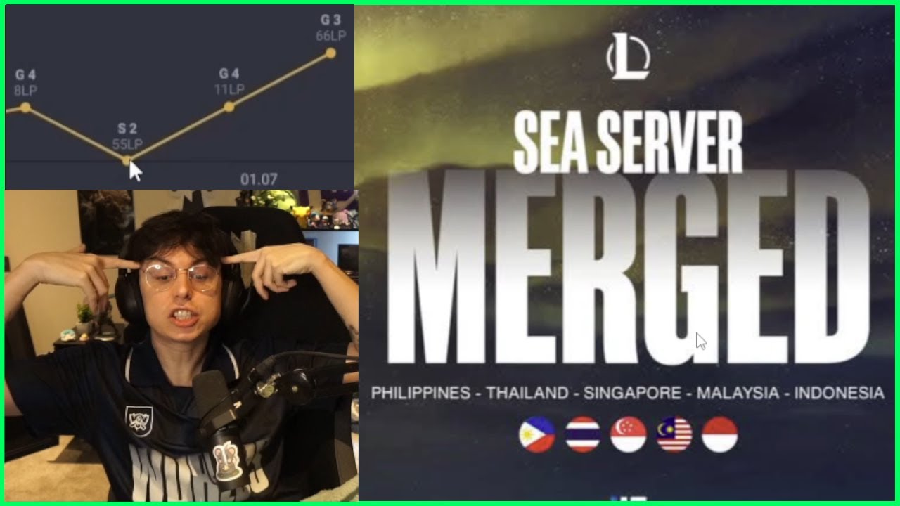 SEA Server Merger, Ludwig Reaches Goes From Silver To Plat In 5 Days & Doinb Joins NIP