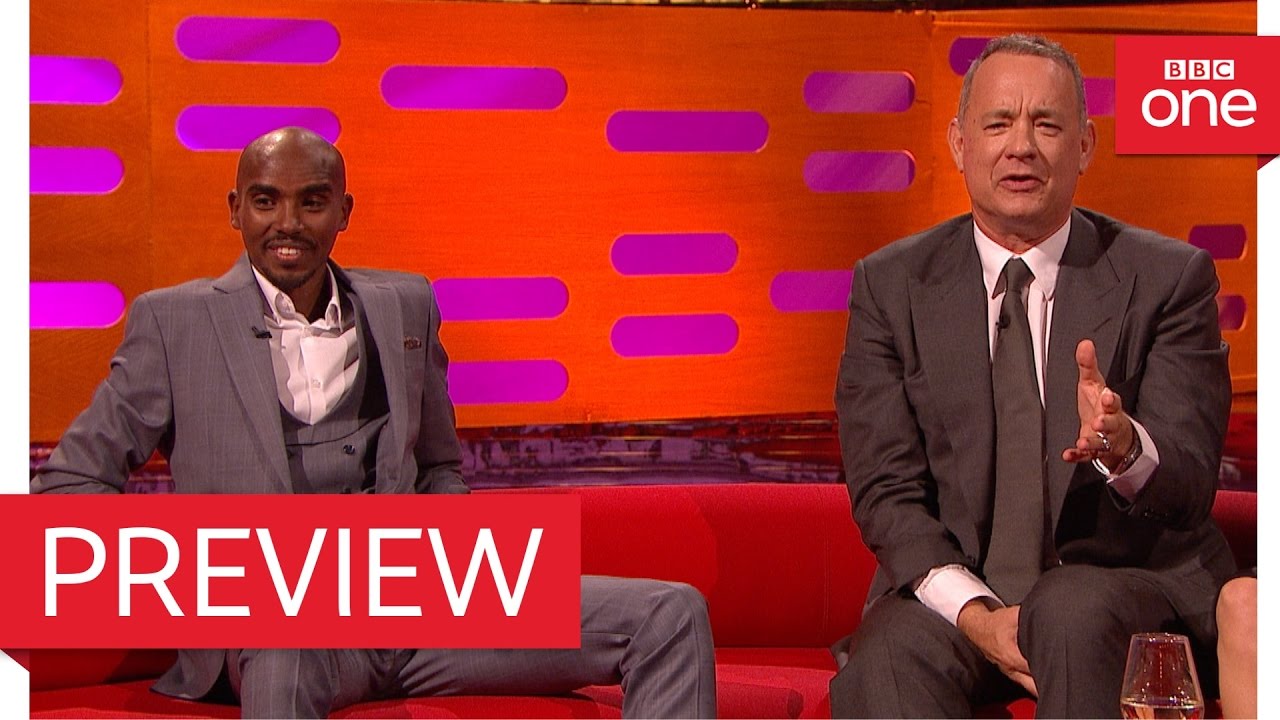 Tom Hanks quotes Forrest Gump for Mo Farah - The Graham Norton Show 2016 - BBC