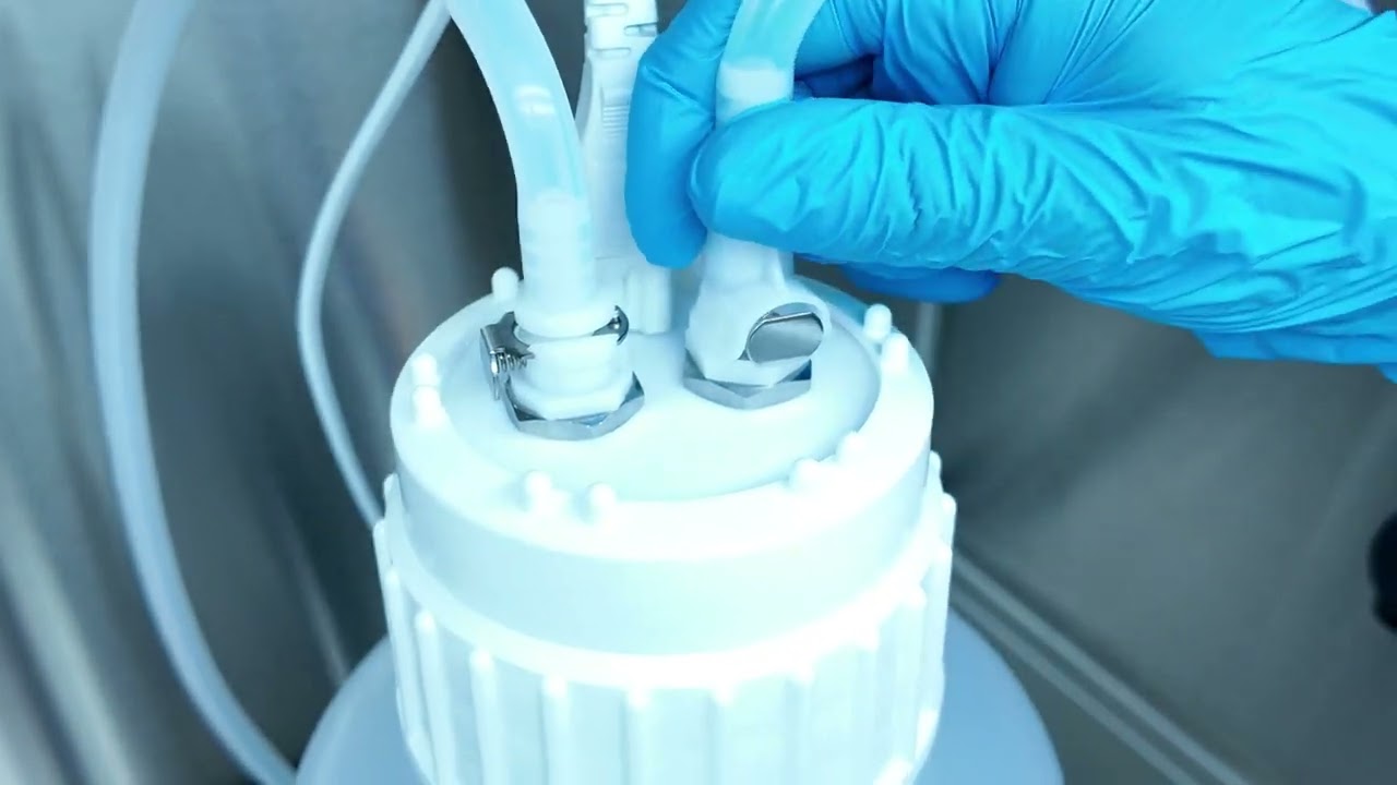 Biosan FTA-U Setup Guide | How to Assemble and Connect Bottles