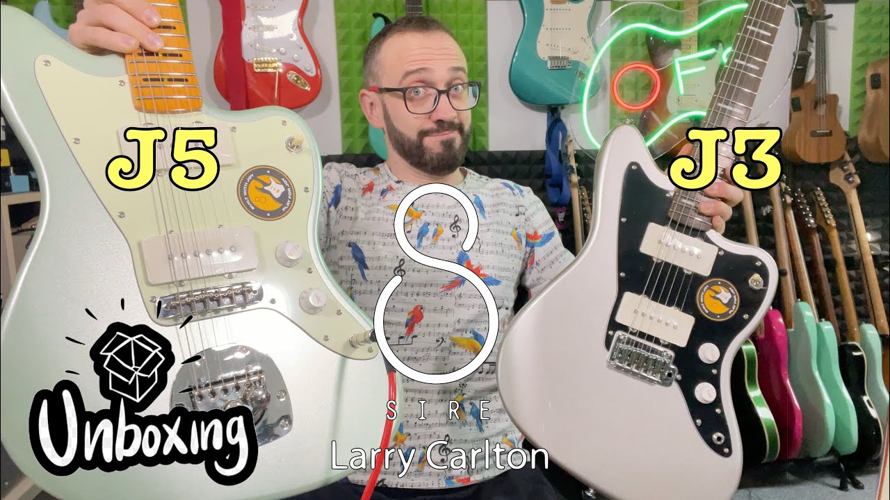 Larry Carlton J3 & J5 - Nowe Jazzmastery od Sire: Unboxing, pierwsze wrażenie, opinia