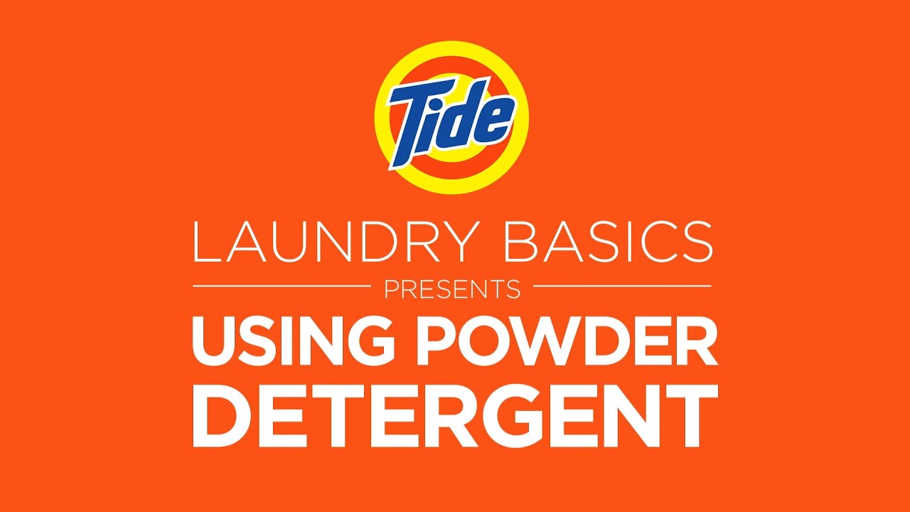 Tide Powder | Laundry Tips: How to Use Powder Detergent