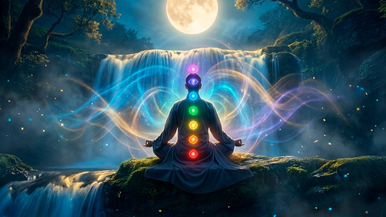 Alinhamento Total dos 7 Chakras sob a Lua Cheia 🌙✨ | Elevação Energética e Expansão Espiritual