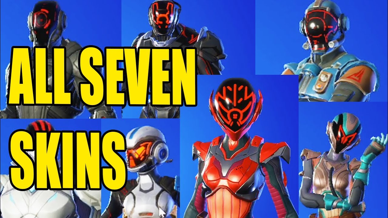 ALL The Seven Skins Showcase in Fortnite