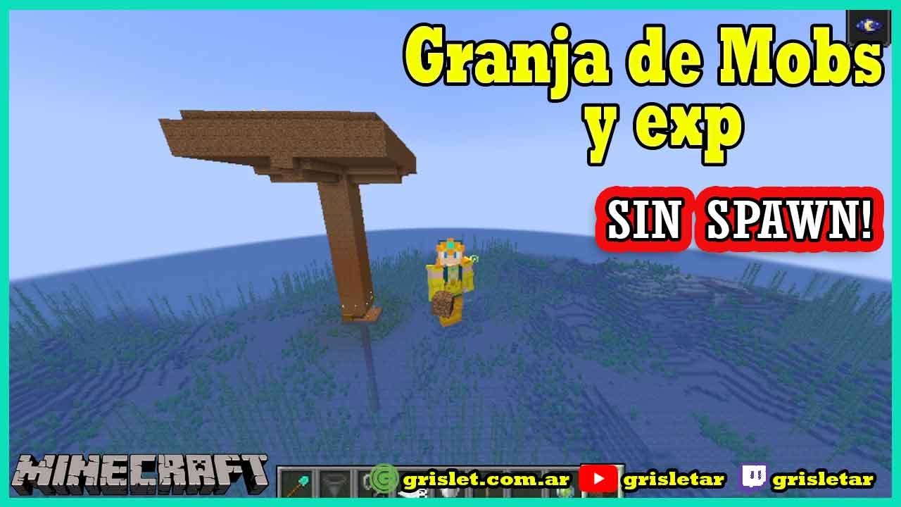 ✅ Granja de Mobs y experiencia mejorada en MINECRAFT JAVA 1.21 | TUTORIAL FACIL