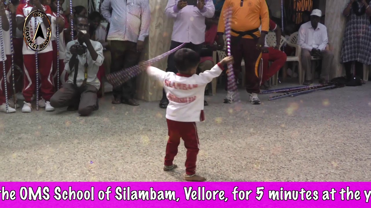 YOUNGEST KID TO PERFORM SILAMBAM MARTIAL ARTS