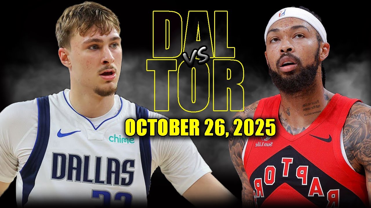 Dallas Mavericks vs Toronto Raptors Full Game Highlights - October 26, 2025 | NBA Season