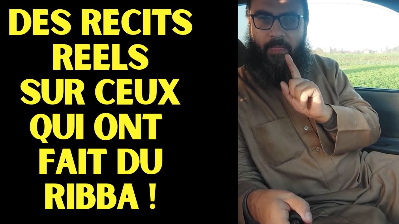 DES RECITS REELS SUR CEUX QUI ONT FAIRE LE RIBBA (L'USURE) ?