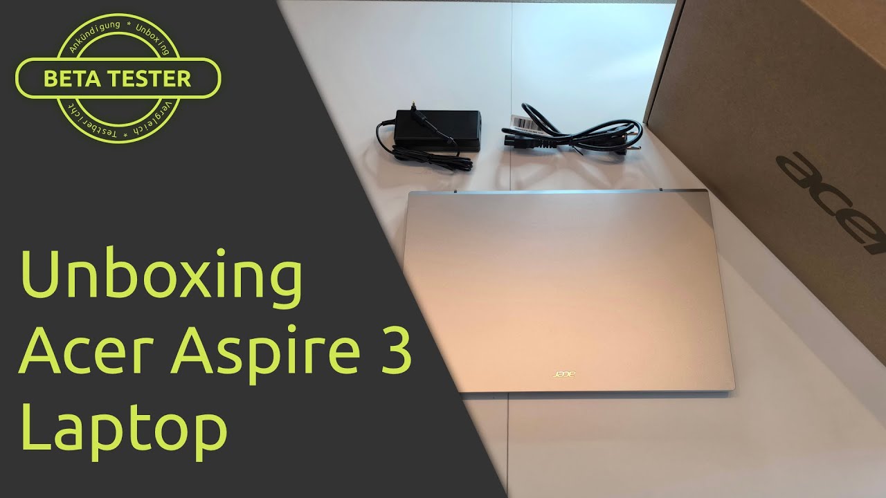 [Unboxing] Acer Aspire 3 - deutsch