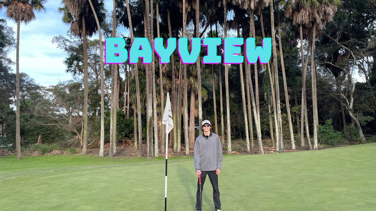 Completing the front-nine at Bayview Golf Club