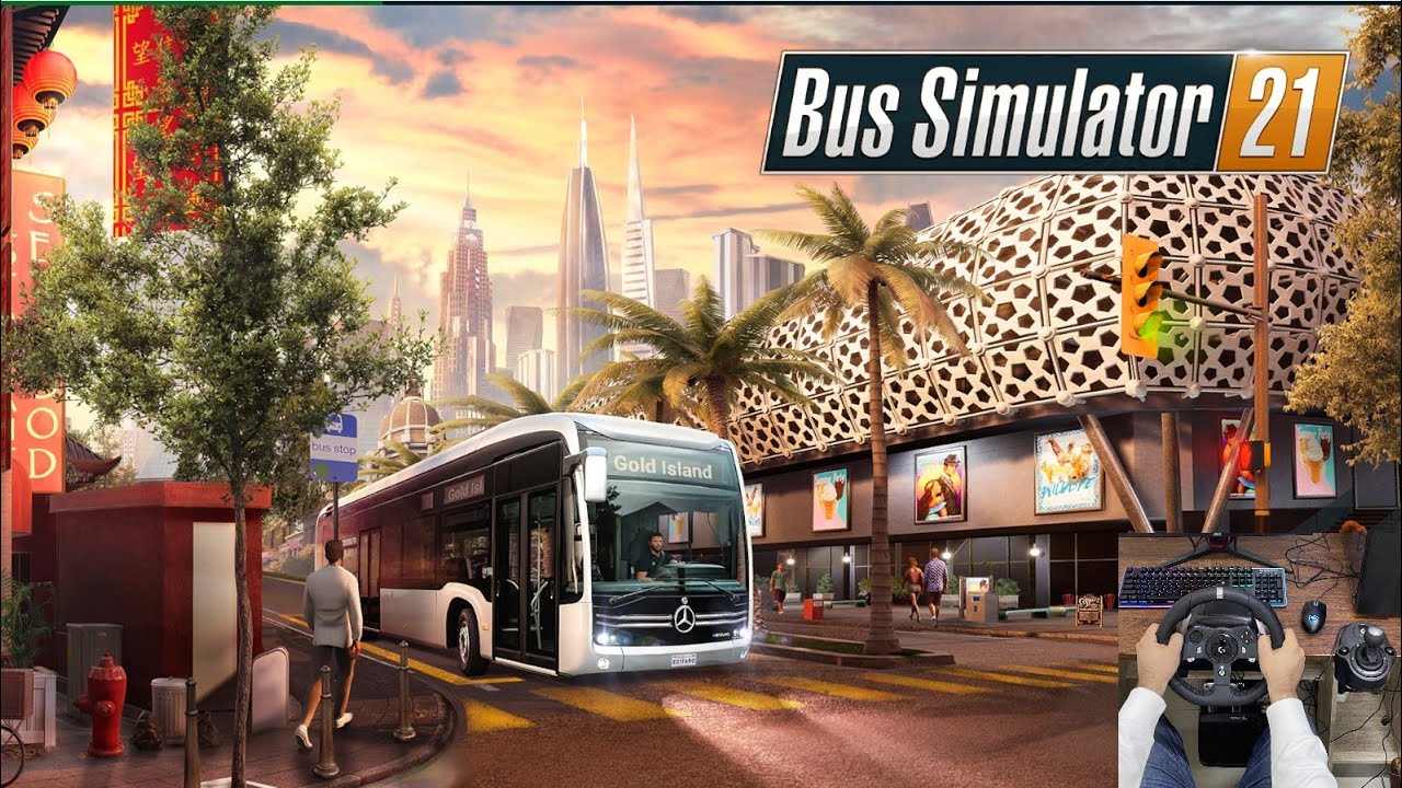 Bus Simulator 21 - First Time Driving a Bus - Mid Night Drive | Logitech G920 gameplay