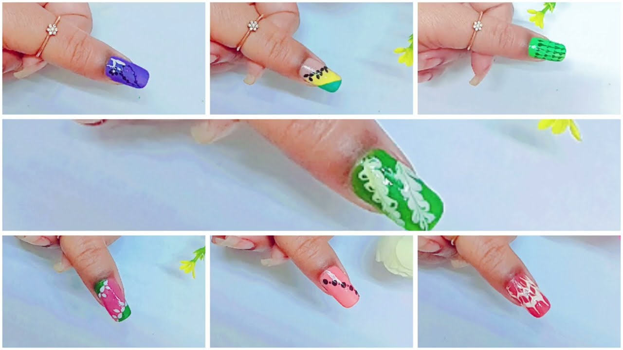 💅❤️ Beautiful NAILART tutorial at home! Must try it ❣️