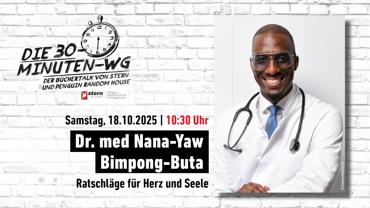 Happy Heart &ndash; Gesund mit dem Herzensdoc: Nana-Yaw Bimpong-Buta | 30-Minuten-WG | Buchmesse 2025