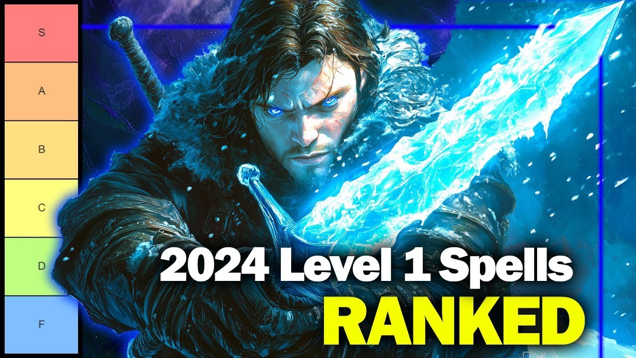 Every 1st Level Spell RANKED | 2024 Player's Handbook #dnd #dungeonsanddragons