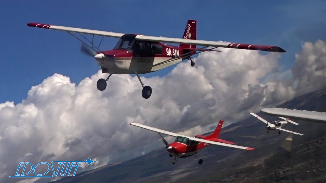Independent Aviation Platoon 30th Anniversary Formation Flight - Piket Airfield LDSS Sinj