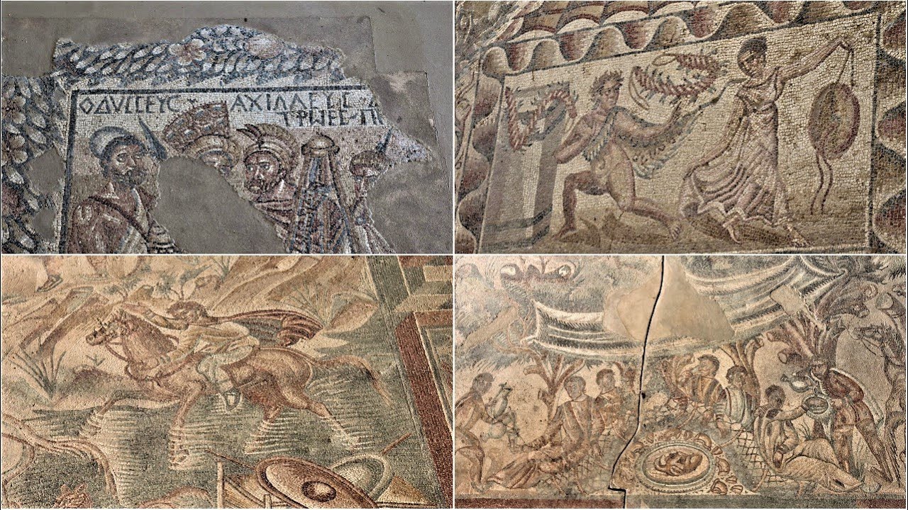 Noto | Villa Romana del Tellaro | Mosaics | Sicily World Heritage | Arte Sicilia #mosaico | Siracusa