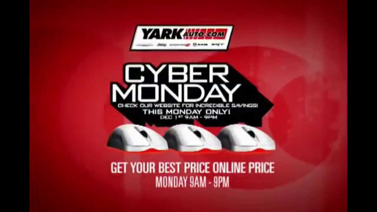 Cyber Monday Deals at Yark Auto