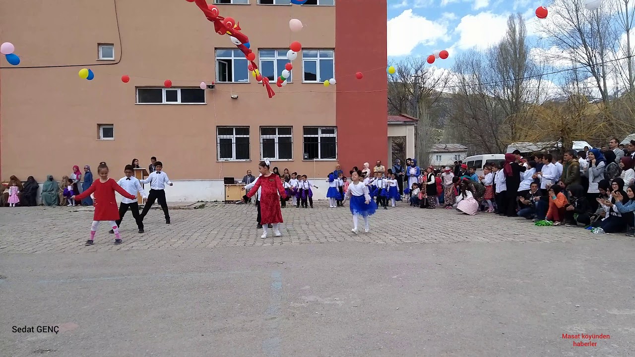 #Bayburt #MasatKöyü #Dedekorkut ilkokulu ve imam hatip ortaokulu  #23 Nisan gösterileri 2019
