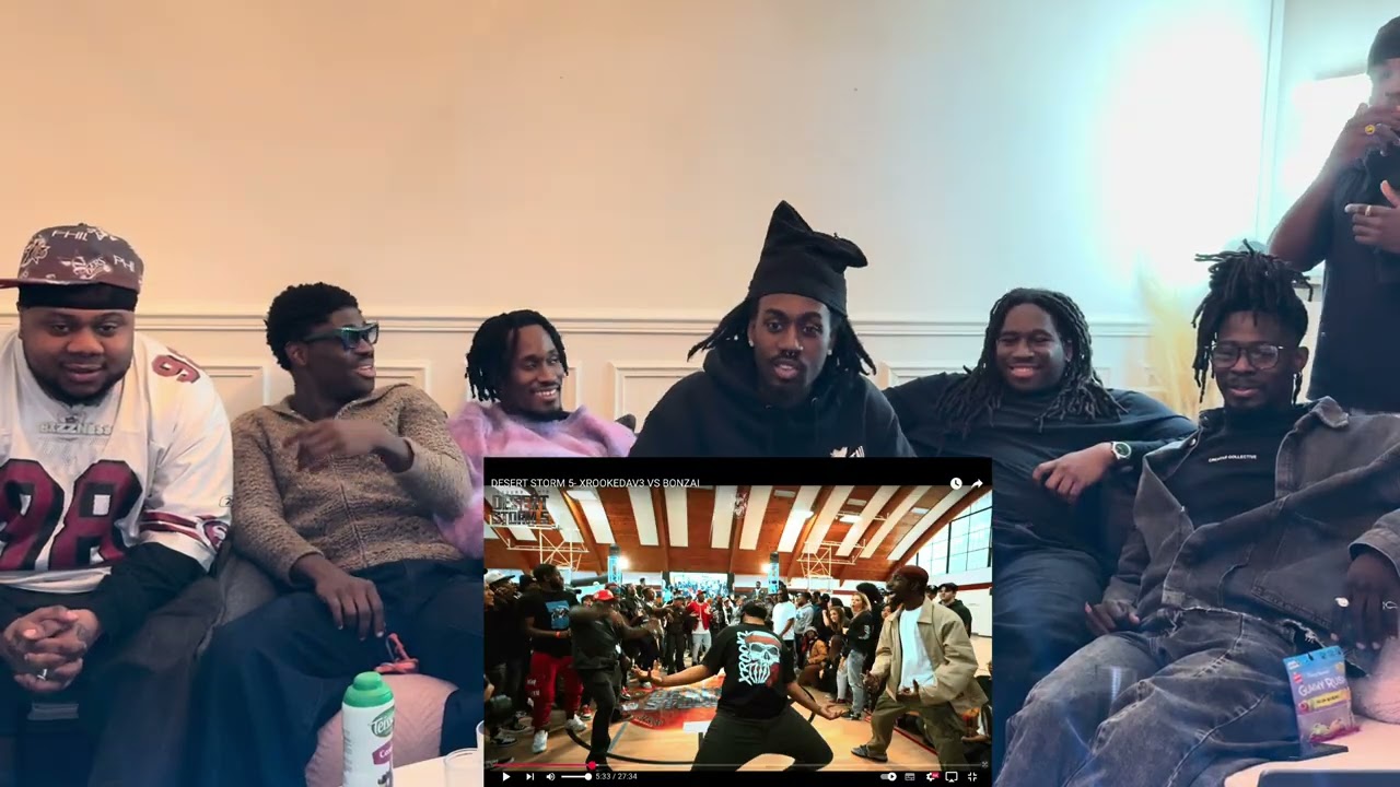 Boyz In The Hood React DESERT STORM 5 -  XROOKEDAV3 VS BONZAI