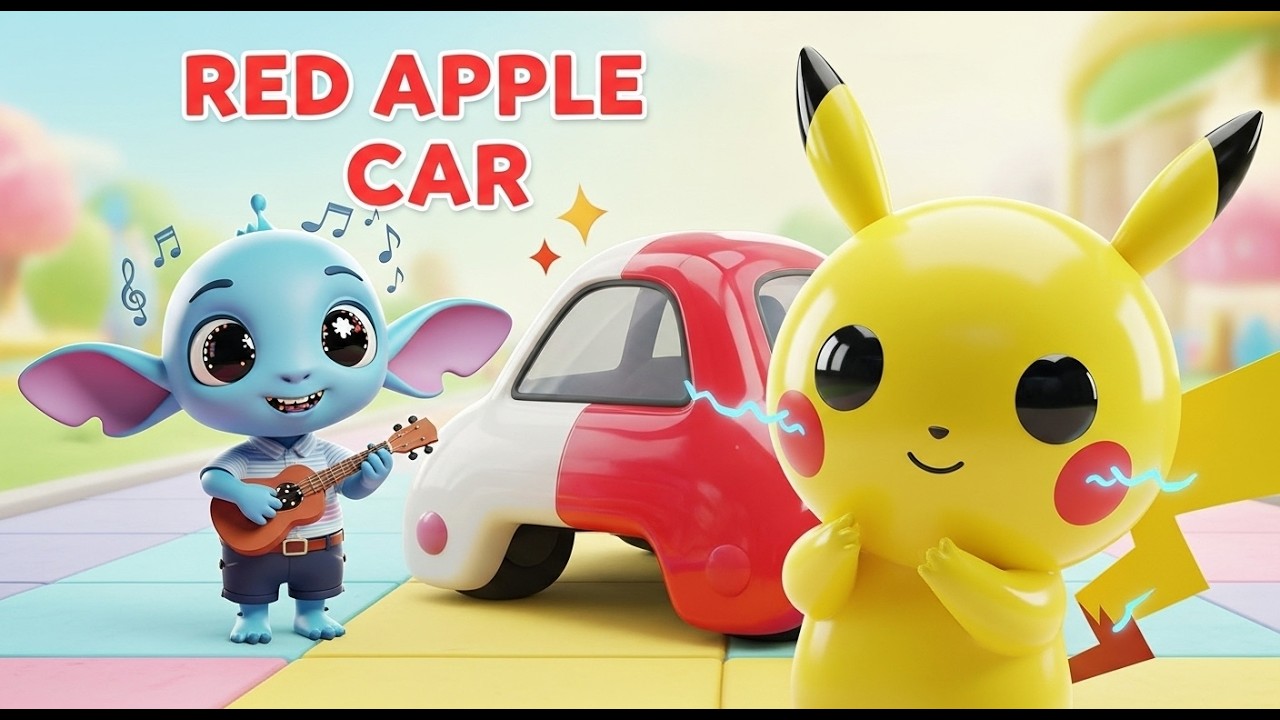 ABC Cars Changing Colors | A for Apple Red Car  | ABC Edu Spark