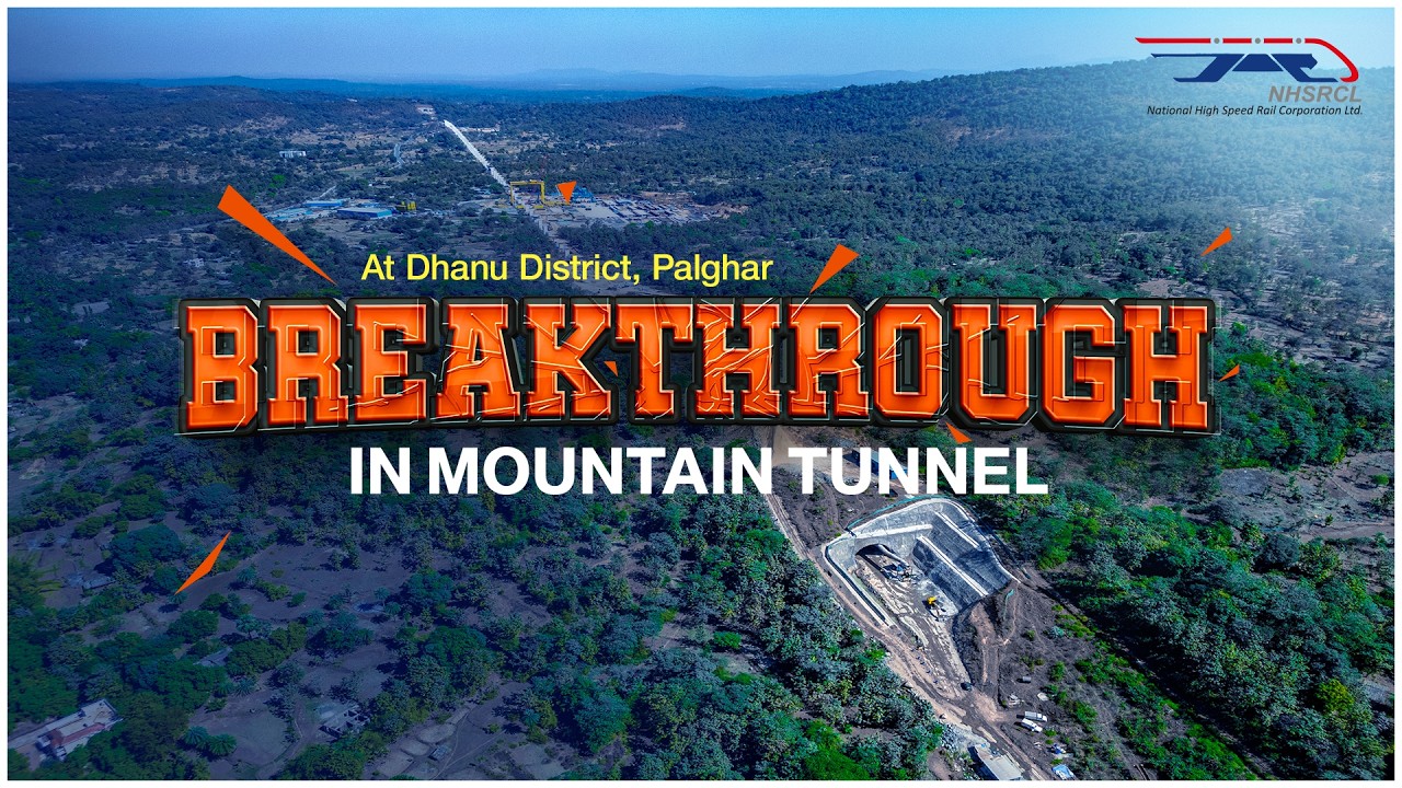Mountain Tunnel-6 Breakthrough | Bullet Train Project | MAHSR