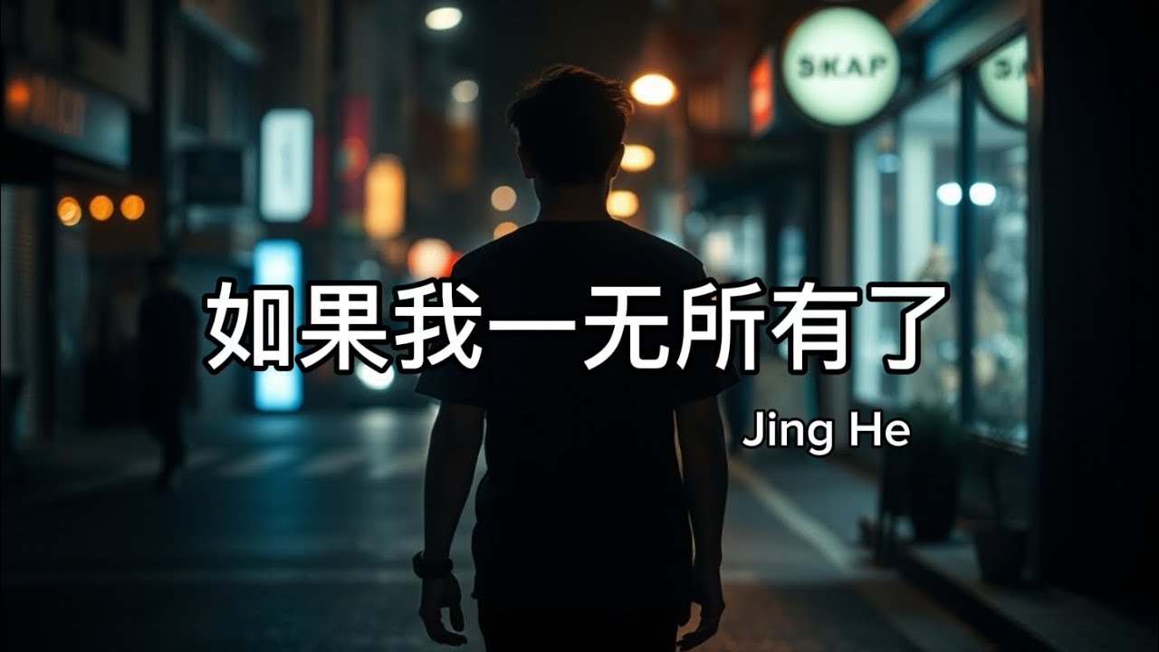 【伤感】Jing he - 《如果我一无所有了》『还会剩哪几个人，愿意陪我到最后』