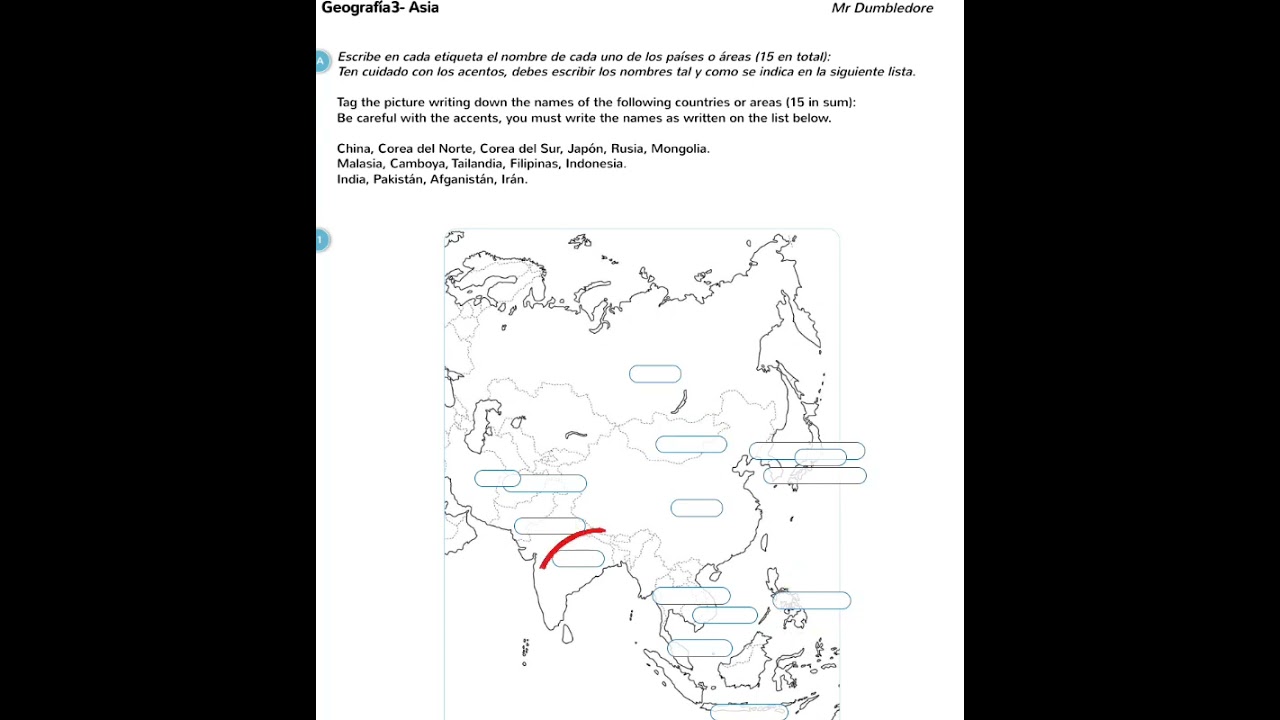 Geograf&iacute;a3  Asia