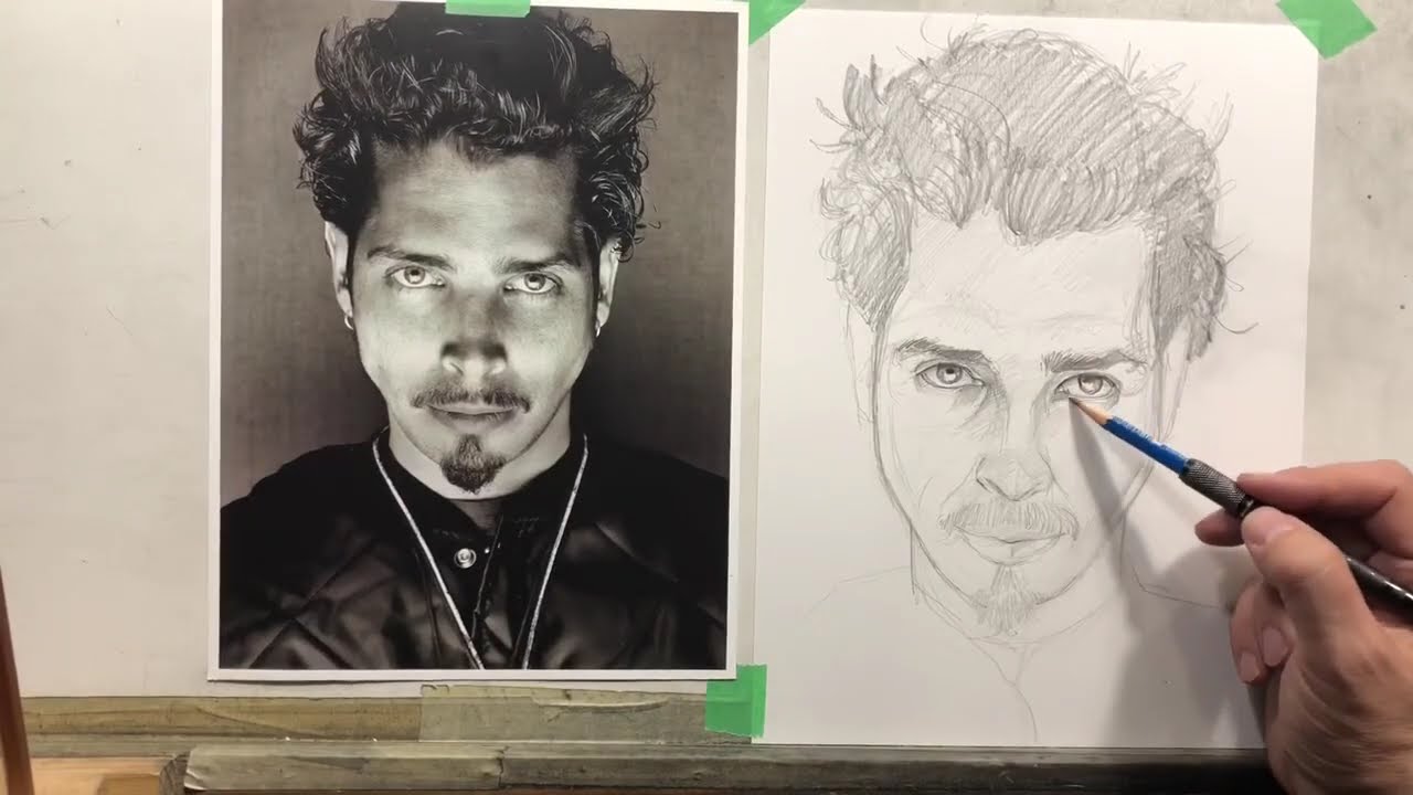 Drawing Chris Cornell