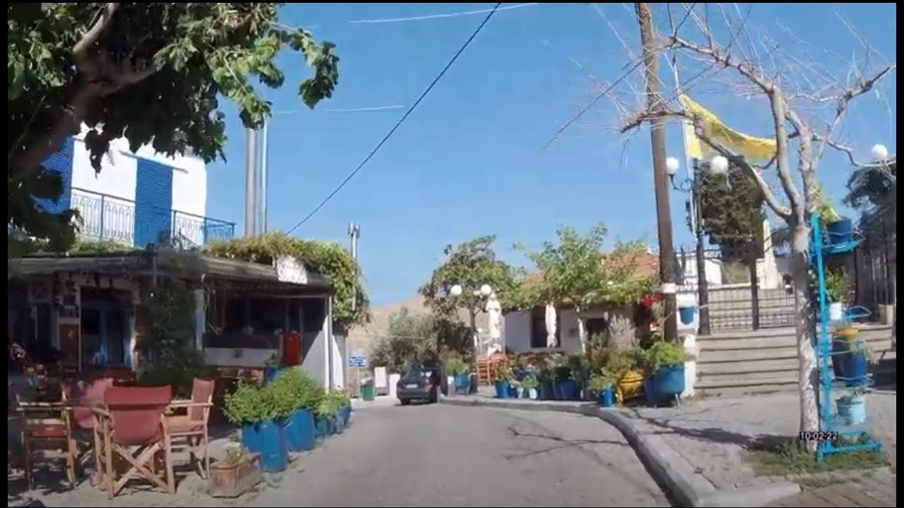 Λήμνος: Μύρινα (Νοσοκομείο) - Πλατύ (Λαγκάδα),  διαδρομή - καλοκαίρι 2020.