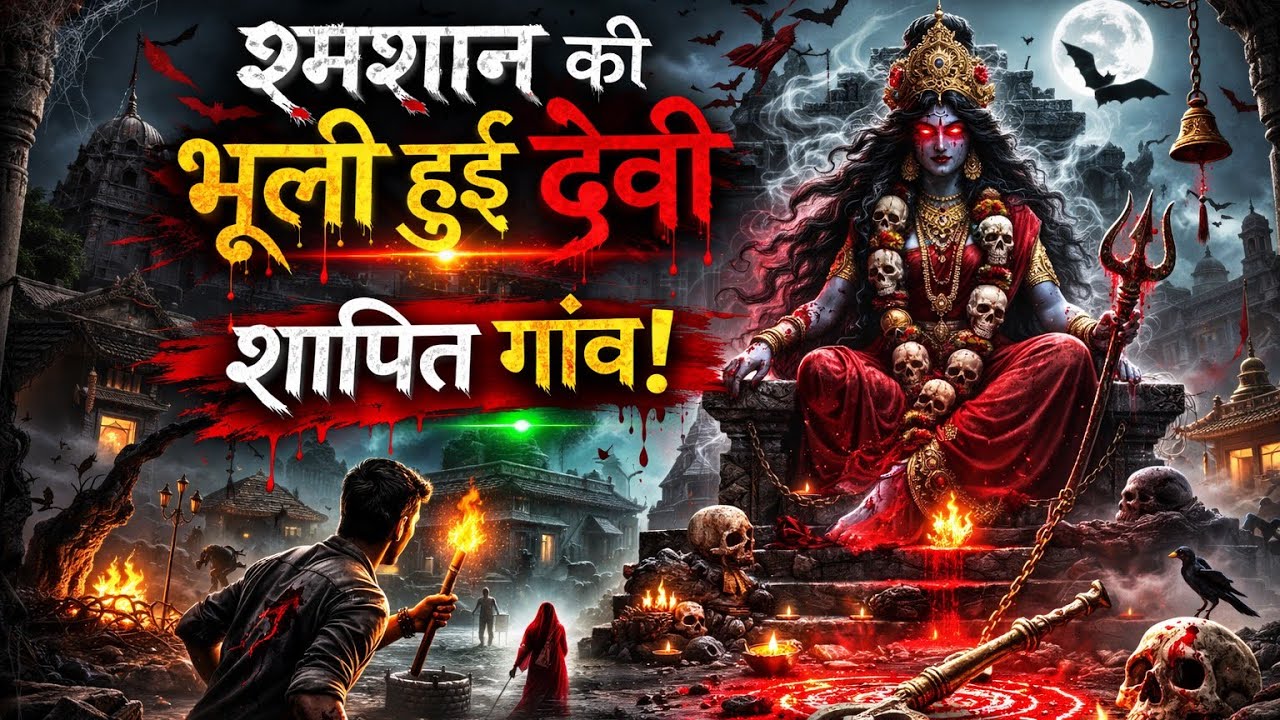 “श्मशान की भूली हुई देवी 😨| शापित गांव का खौफनाक सच 😱#kahanihub 