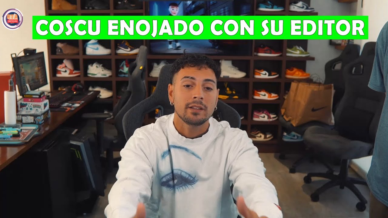 COSCU ENOJADO CON SU EDITOR POR UNA CAMARA