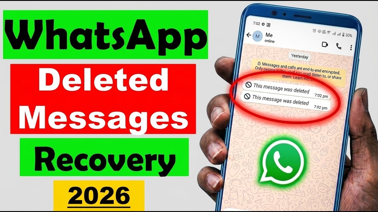 Whatsapp Deleted Messages Recovery | How to See Deleted Messages on Whatsapp
