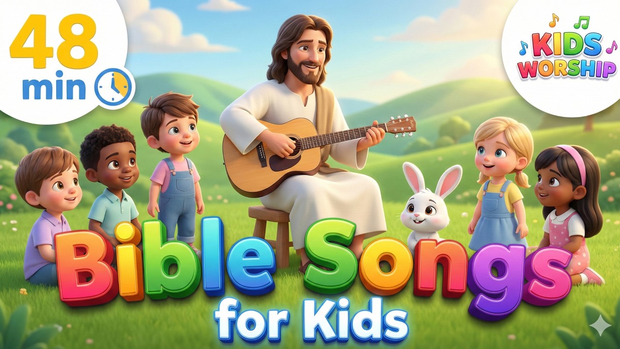 Bible Songs for Kids For aged 3-6 🎵 ✨Bible Stories for Kids