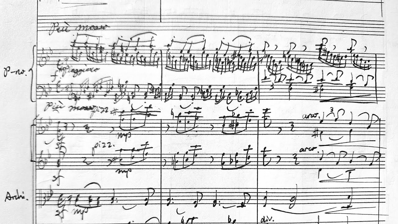 Piano Concerto, I: Moderato | original composition