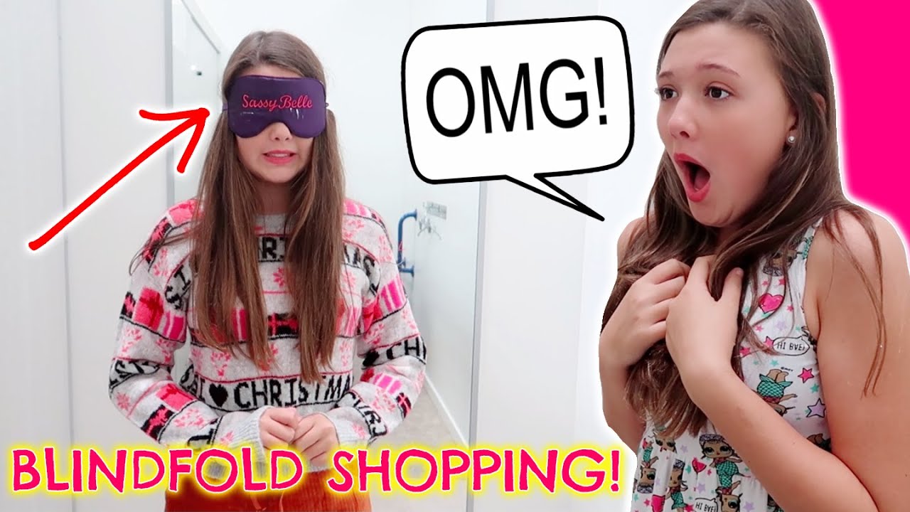 TEEN BLINDFOLDED SHOPPING CHALLENGE!