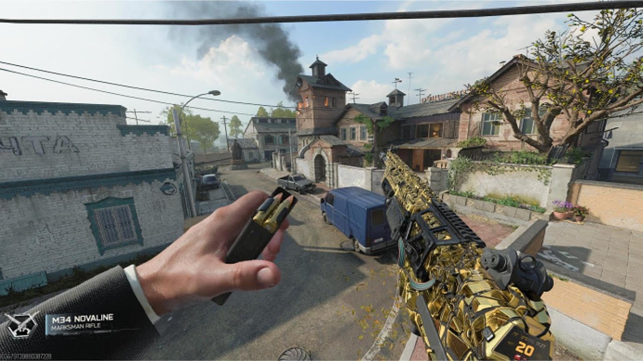 RAN INTO A CHEATER WHILE CAMO GRINDING Road to Singularity - Gold M34 Novaline (B07)