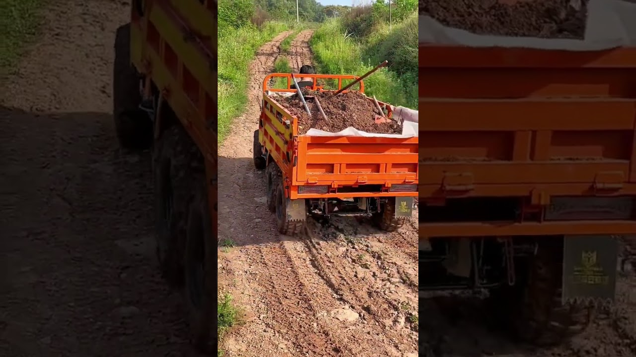6 wheels driving ATV cargo for farming land and rough road