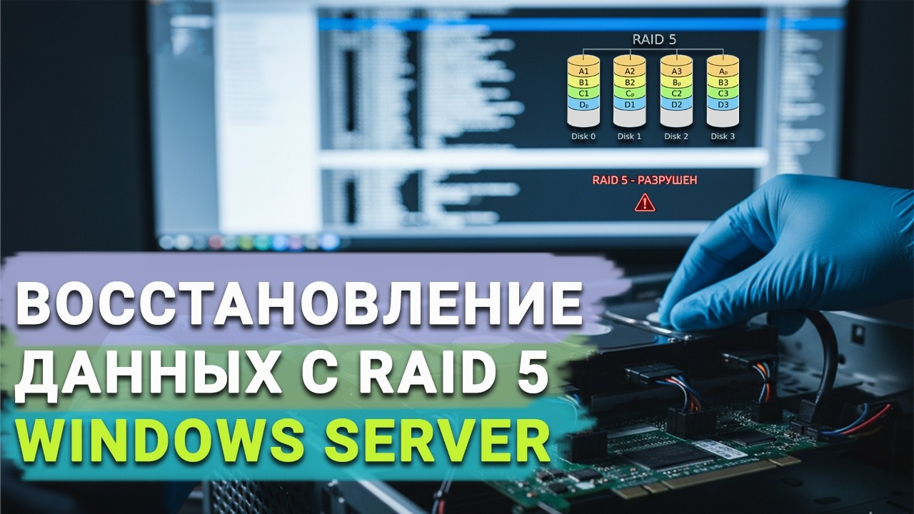 Как восстановить данные с разрушенного RAID 5 Windows Storage Spaces